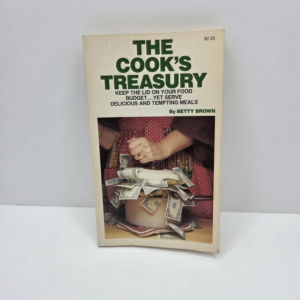 The Cook's Treasury Vintage Budget Cookbook Betty Brown Paperback Retro Recipes